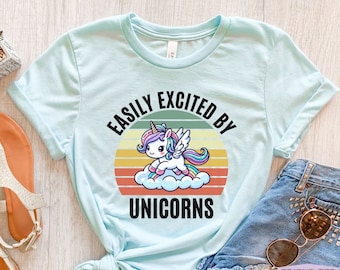 Einhorn Shirt, lustiges Einhorn T-Shirt, Einhorn Geschenke, Einhorn-Geburtstagsfeier, Fantasy Shirt, Geschenk für sie, Einhorn Kinder T-Shirt, Einhorn-Kleidung