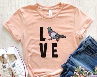 Camiseta de paloma, divertida camiseta de paloma, regalos de paloma para ella, camiseta de paloma para niña, camiseta de paloma, camiseta de paloma, regalo de cumpleaños de paloma, camiseta para niños