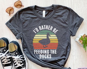 Camiseta divertida de pato, camiseta de pato, regalo para amantes de los patos, camiseta linda de pato, camiseta con gráfico de pato, camiseta de pato para hombres, camiseta de pato para niños, regalo para dueños de patos