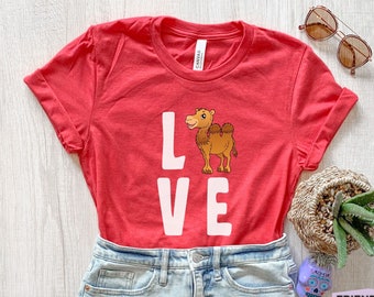 Kamel Shirt, Kamel Kunst, Kamel Geschenk, Kamel Tshirt, Kamele Kinder T-Shirt, lustiges Tier Shirt, Wüsten Shirt, Wüstentiere, Kamel T-Shirt