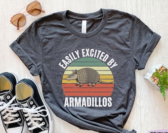 Armadillo Tshirt, Armadillo Gifts, Funny Armadillo Shirt, Girls Armadillo Tee, Mens Armadillo T-shirt, Nine-banded Armadillo, Animal Shirts