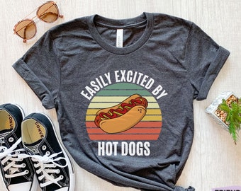 Hot Dog Shirt, Hot Dog Gift, Foodie Shirt, Funny Food Shirt, Gift For Her, Gift For Him, Shirts That Go Hard, Hotdog Shirt, Hot Dog Print