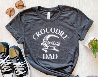 Crocodile Dad Shirt, Crocodile Shirt, Funny Crocodile T-shirt, Mens Crocodile Tee, Crocodile Keeper  T Shirt, Guys Crocodile Tshirt