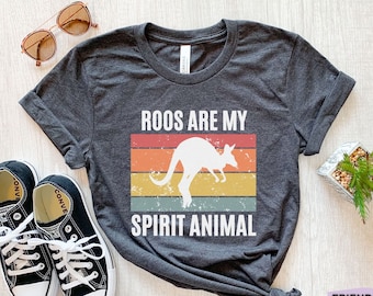 Kangaroo Shirt, Kangaroo Art, Kangaroo Top, Kangaroo Gifts, Animal Shirt, Aussie Shirt, Australian Gifts, Australian Animals, Kids Tee