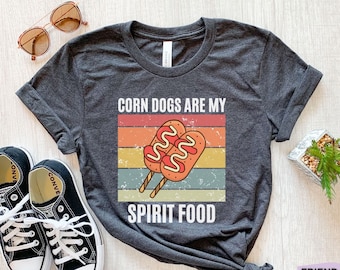 Corn Dog Shirt, grappige Corn Dog T-shirt, Corn Dog geschenken, Corndog Shirt, Carnaval Eten, Corn Dog Tee, Corn Dog T-shirt, Corn Dog T-shirt, Hotdog