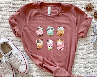 Camiseta Boba, Camiseta de Té Boba, Regalos de Té Boba, Adicto a la Boba, Camiseta de Té de Burbujas, Sudadera Boba, Camiseta de Anime, Camiseta Kawaii, Camiseta de Comida, Camiseta para Niños