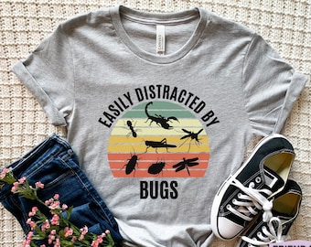 Bugs Shirt, Käfer Geschenke, Insekten Shirt, Insekten Geschenke, Insekt Kinder T-Shirt, Entomologie Shirt, Entomologen Shirt, Mädchen Käfer Shirt, Käfer Fänger