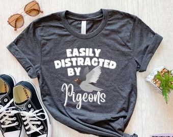 Pigeon Shirt, Funny Pigeon Tshirt, Pigeon Gifts For Her, Kids Pigeon Tee, Womens Pigeon T-shirt, Mens Pigeon T Shirt, Pigeon Bird Shirt