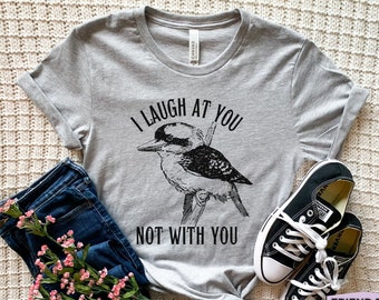 Kookaburra Shirt, Funny Kookaburra Tshirt, Kookaburra Gifts, Kookaburra Bird Tee, Kingfisher Shirt, Laughing Kookaburra, Australian Animals