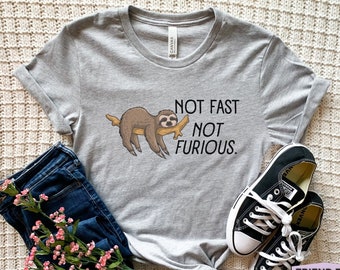 Sloth Shirt, Funny Sloth Tshirt, Sloth Gifts For Her, Girls Sloth Tee, Sloth Bear, Humorous Sayings Shirt, Sloth Gift For Friend, Animal Tee