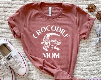 Crocodile Mom, Crocodile Shirt, Funny Crocodile Tshirt, Womens Crocodile Tee, Crocodile Reptile, Girls Crocodile T Shirt, Crocodile T-shirt