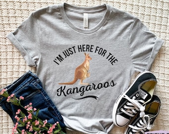 Kangaroo Shirt, Kangaroo Gifts, Funny Kangaroo Tshirt, Kids Kangaroo Tee, Red Kangaroo, Australian Animals, Kangaroo T Shirt, Australia Gift