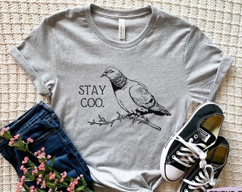 Camiseta de paloma, camiseta de paloma Stay Coo, camiseta divertida de paloma, regalos de paloma, camiseta de paloma para niña, camiseta de paloma, camiseta de paloma para mujer