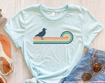 Seagull Shirt, Funny Seagull T Shirt, Gull Shirt, Seagull Gifts, Girls Seagull Tee, Seagull Tshirt, Womens Gull Tshirt, Seagull Bird T-shirt