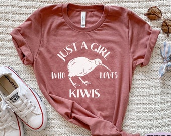 Camiseta de kiwi, camiseta de kiwi, kiwi de Nueva Zelanda, regalos de kiwi, camiseta de animales, regalo de Nueva Zelanda, regalo de observación de aves, camiseta de kiwi, camiseta de zoológico