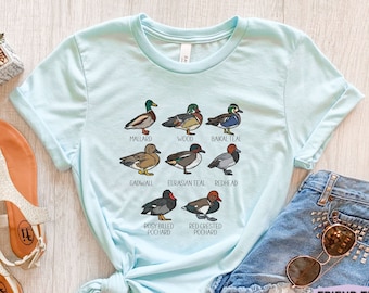 Duck Shirt, Funny Duck T-shirt, Duck Gifts, Girls Duck Tee, Duck Bird, Mallard Duck , Duck Tshirt, Duck T Shirt, Duck Farm, Waterfowl Shirt