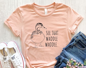 Funny Duck T Shirt, Duck Gift For Her, Kids Duck Tee, Mens Duck Tshirt, Duck Lover Gift, Sarcastic Shirt, Gift For Duck Farmer, Bird Shirt