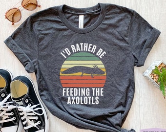 Axolotl Shirt, Axolotl Geschenke, lustiges Axolotl T Shirt, Mädchen Axolotl T-Shirt, Kinder Axolotl Tshirt, Axolotl Besitzer, Axolotl Salamander, Geschenk für sie