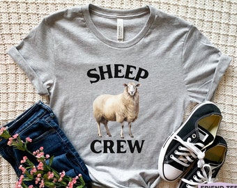 Sheep Shirt, Sheep Crew, Sheep Gifts, Funny Sheep T Shirt, Farm Shirt, Sheep Kids Tee, Gift For Her, Gift For Him, Sheep Shearer, Team Shirt