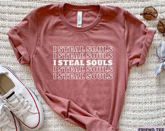 Ginger Shirt, I Steal Souls, Ginger Gifts, Funny Ginger Tee, Redhead Shirt, Funny Redhead Tshirt, Redhead Gifts, Ireland Shirt, Irish Gift