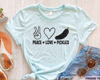Pickle Shirt, Funny Pickle Tshirt, Pickle Eating Contest, Dill Pickle, Pickle Gifts, Kids Pickle Tee, Girls Pickle T-shirt, Pickled Cucumber