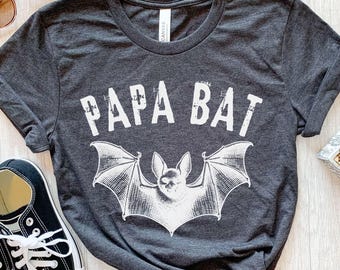 Papa Bat, Halloween Shirt, Halloween T Shirt, Matching Family Shirts, Family Halloween Shirts, Halloween Costume, Spooky Season, Kids Tee