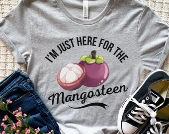 Funny Mangosteen Shirt, Mangosteen Gift For Him, Mangosteen Graphic Tee, Womens Mangosteen Fruit T-shirt, Mangosteen Farmer, Fruit Shirt