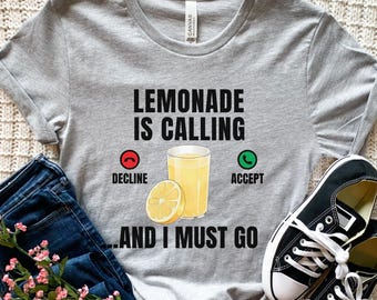 Chemise limonade, t-shirt limonade drôle, cadeaux limonade, t-shirt limonade pour enfants, chemise limonade journée, chemise stand de limonade, t-shirt boisson limonade