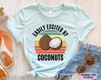 ココナッツシャツ、面白いココナッツTシャツ、ココナッツギフト