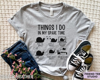 Schnecke Shirt, Schnecke Geschenke, lustiges Schnecke T-Shirt, Tier Shirt, Schnecke Kinder T-Shirt, Insekten Shirt, Bugs Shirt, Malakologen Geschenk, Geschenk für sie