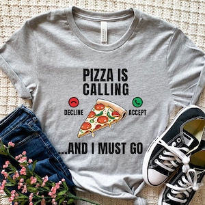 Funny Pizza Shirt, Mens Pizza T-shirt, Pizza Tshirt, Girls Pizza Tee, Pizza Lover Foodie Shirt, Pizzeria Crewneck, National Pizza Day Shirt