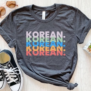 Korean Shirt, Korean Mom Gift, South Korean Tshirt, K-Drama Tee, K-Pop Graphic T-Shirt, Korea Pride Statement Tee, Gift for Her, Korea Gifts