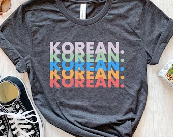 Chemise coréenne, cadeau pour maman coréenne, t-shirt sud-coréen, t-shirt K-Drama, t-shirt graphique K-pop, t-shirt coréen fierté, cadeau pour elle, cadeaux coréens