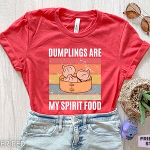 Dumpling-tröja, rolig dumpling-t-shirt, dumpling-presenter, dumpling-t-shirt för flickor, barndumpling-t-shirt, dumpling-t-shirt, dim sum-tröja, yum cha bild 6