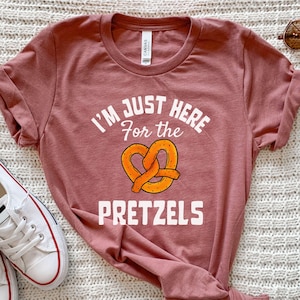 Funny Pretzel Shirt, Pretzel Day Tshirt, Pretzel Birthday Gift, Girls Twisted Pretzel Tee, Pretzel Kids Tee, Oktoberfest Pretzel T-Shirt