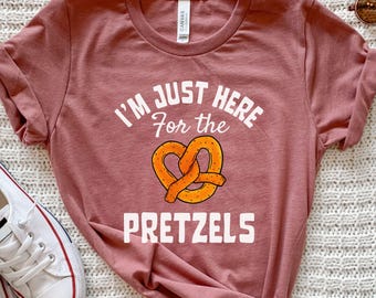 Maglietta divertente con pretzel, maglietta per il giorno del pretzel, regalo di compleanno con pretzel, maglietta con pretzel intrecciato per bambine, maglietta con pretzel per bambini, maglietta con pretzel dell'Oktoberfest
