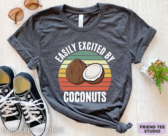 ココナッツシャツ、面白いココナッツTシャツ、ココナッツギフト
