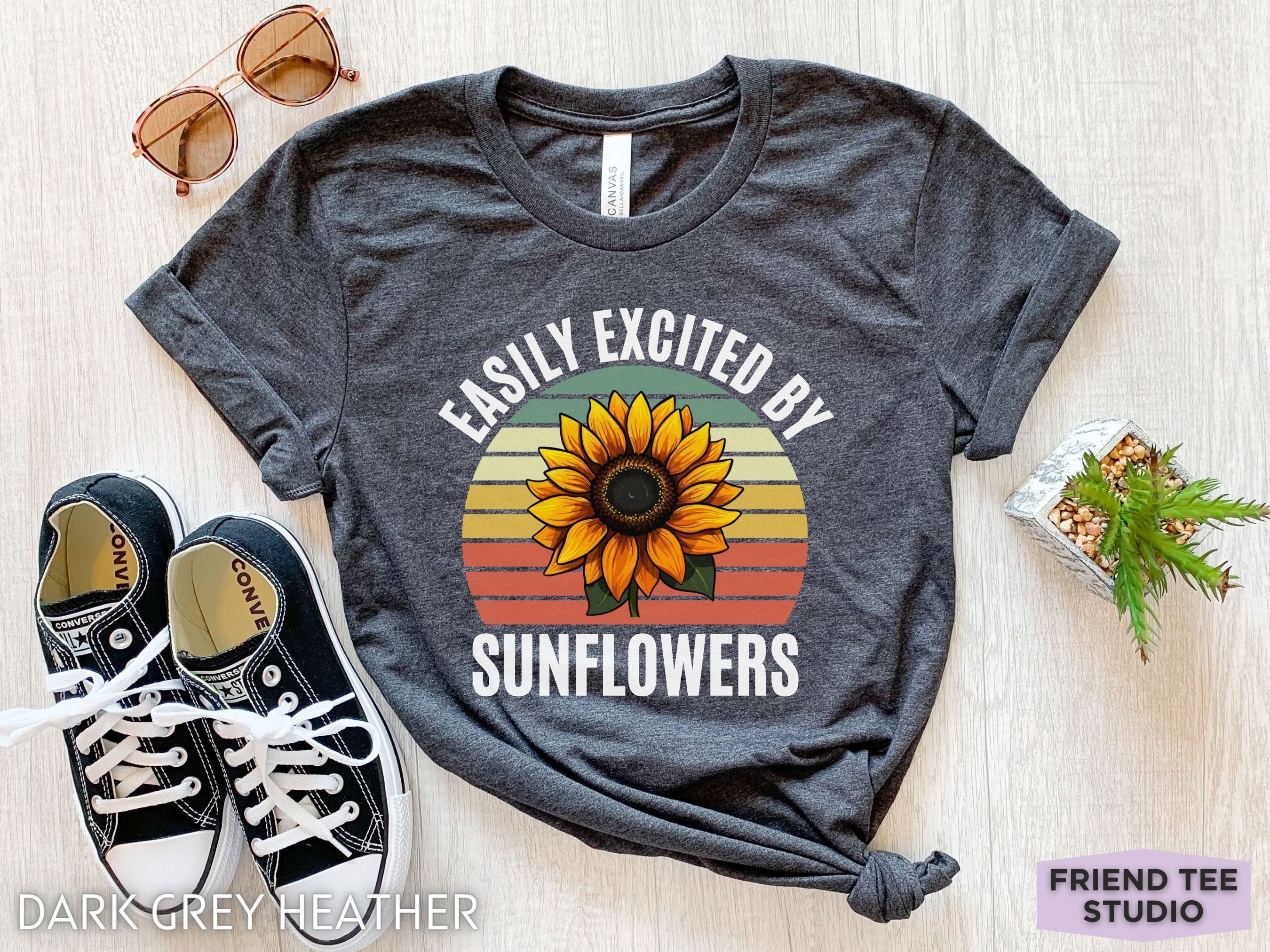 Sunflower Shirt, Funny Sunflower T-shirt, Sunflower Gifts, Girls