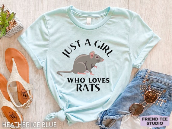 Rat Tshirt, Girls Rat Tee, Kids Rat Shirt, Cute Rat T Shirt, Rat Gifts, Rat Parent, Womens Rat Shirt, Brown Rat, Rat Mom T-shirt, Rat Theme