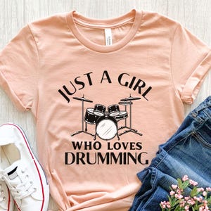 Drummer Shirt, Drummer T Shirt, Drummer Gifts, Gift For Her, Drumming Shirt, Drum Band Shirts, Musician Shirt, Gifts For Drummers, Kids Tee
