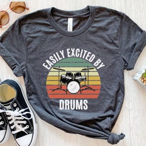 Drummer Shirt, Drummer T Shirt, Drummer Gifts, Gift For Son, Band Shirts, Drummer Tshirt, Drumming Shirt, Drummer Birthday Gift, Drums Shirt