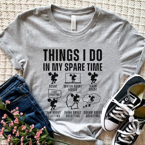 Squat Shirt, Squat Lover Gift, Funny Squat T Shirt, Squat Gym Shirt, Workout Shirt, Fitness Shirt, Squatting Mens Shirt, Powerlifter Gift