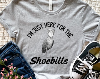 Shoebill Shirt, Shoebill Tee, Bird Lover Shirt, Shoebill Stork Shirt, Funny Bird Shirt, Bird Tee, Exotic Bird T-Shirt, Gift for Bird Lovers