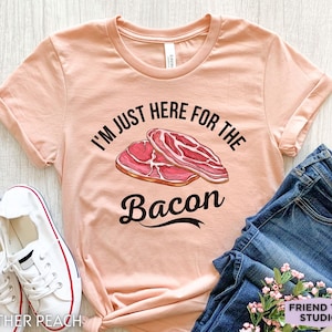 Funny Bacon Shirt, Bacon T-Shirt, Bacon Gifts, Kids Bacon Tee, Bacon Lover Gift, Bacon Tshirt, Bacon  Graphic Tee, Mens Bacon T Shirt
