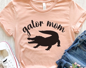 Alligator Mom Shirt, Womens Alligator ShirtFunny Alligator T-shirt, Alligator Gifts, Girls Alligator Tee, Gator Shirt, American Alligator