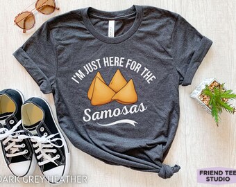 Samosa Tee, Indian Samosa Tshirt, Samosa Fan Shirt, Indian Food T-Shirt, Samosa Graphic Tee, Funny Foodie Shirt, Samosa Lover Gift T-shirt