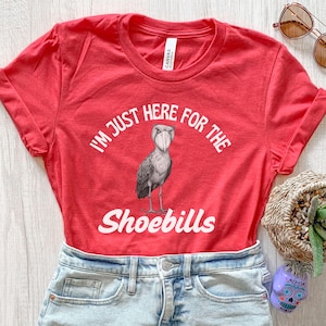 Shoebill Shirt, Shoebill Tee, Bird Lover Shirt, Shoebill Stork Shirt, Funny Bird Shirt, Bird Tee, Exotic Bird T-Shirt, Gift for Bird Lovers image 5