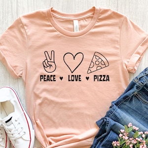 Kids Pizza Shirt, Funny Pizza T-shirt, Cute Pizza Tshirt, Girls Pizza Tee, Foodie Shirt, Pizzeria Crewneck, National Pizza Day Shirt
