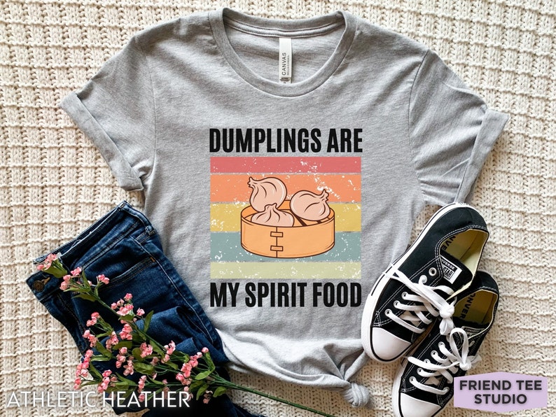 Dumpling-tröja, rolig dumpling-t-shirt, dumpling-presenter, dumpling-t-shirt för flickor, barndumpling-t-shirt, dumpling-t-shirt, dim sum-tröja, yum cha bild 4