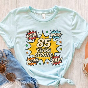 85th Birthday Shirt, Retro 85th Birthday Tee, Funny 85 Years Old Gift, Aged 85 Years T-Shirt, 85th Birthday T-shirt For Dad,Mom 85 Years Tee